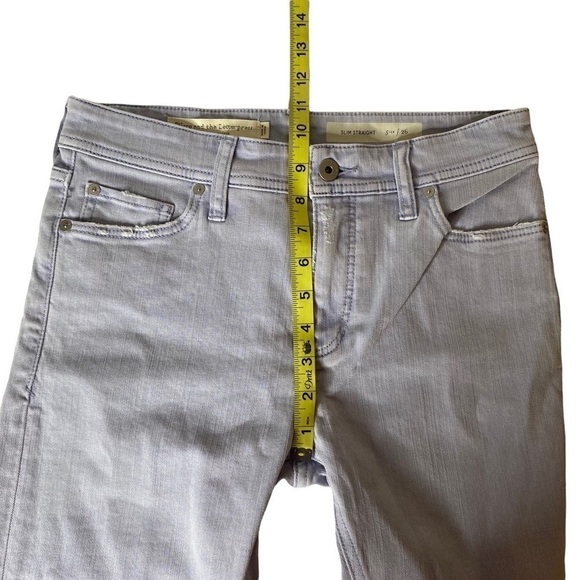 NWT Pilcro and The Letterpress Slim Straight Ankle Jeans. Size 26 Anthropologie - Picture 12 of 12